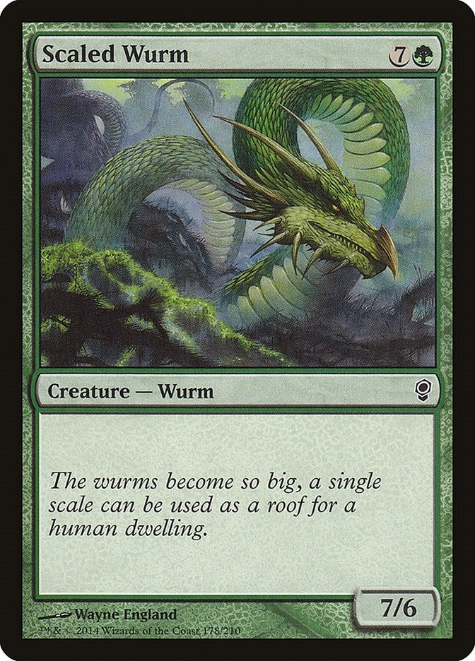 Image for Scaled Wurm (Conspiracy) (178) - Magic: The Gathering