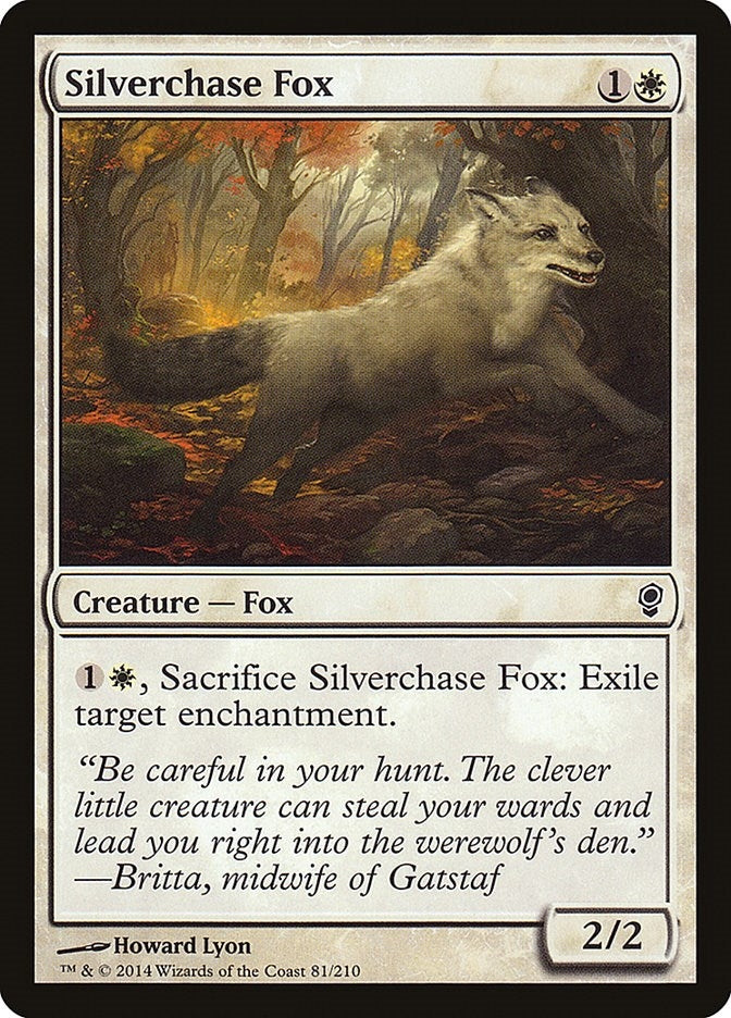 Image for Silverchase Fox (Conspiracy) (81) - Magic: The Gathering