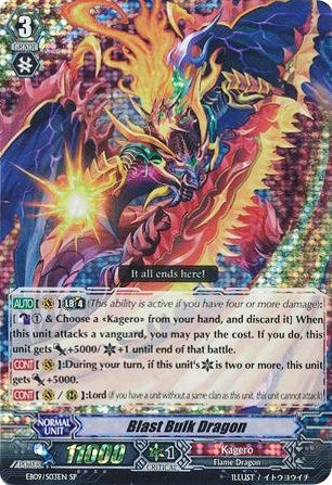 Image for Blast Bulk Dragon (EB09 - Divine Dragon Progression) (EB09/S03EN) - Cardfight Vanguard