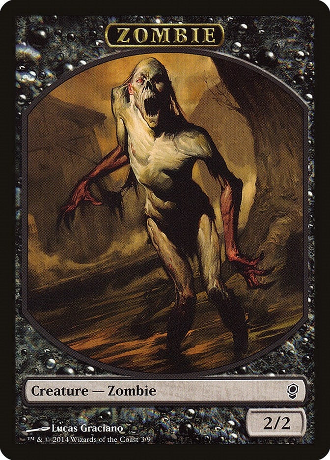 Image for Zombie Token (Conspiracy) (3) - Magic: The Gathering