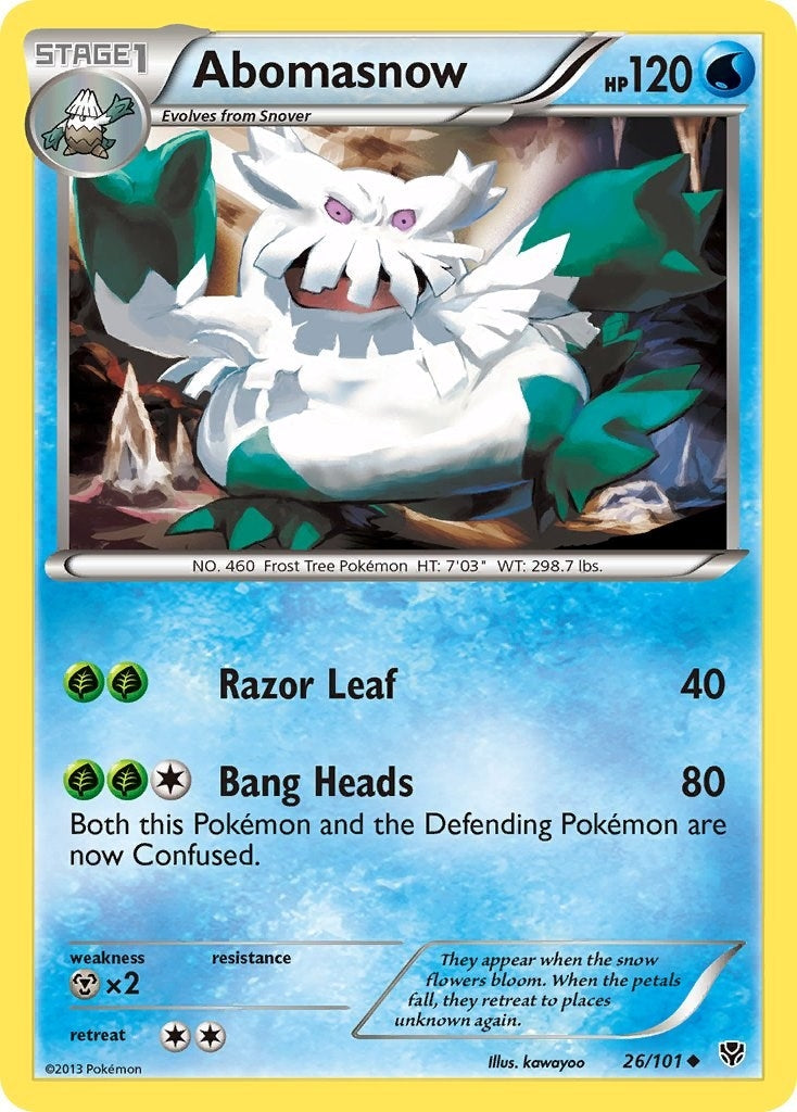 Image for Abomasnow (Plasma Blast) (26/101) - Pokemon