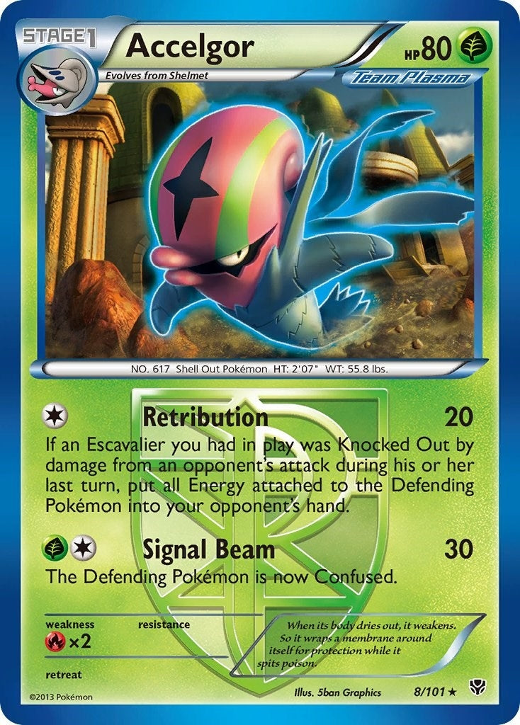 Image for Accelgor (Team Plasma) (Plasma Blast) (8/101) - Pokemon
