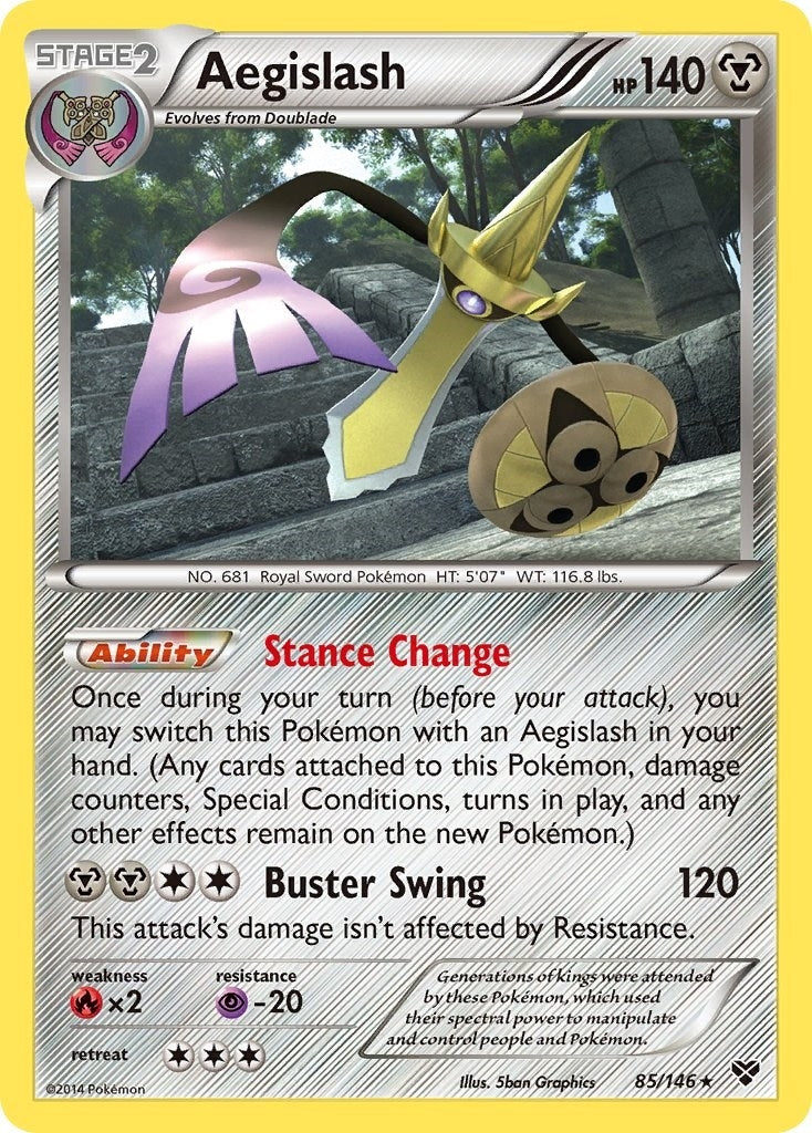 Image for Aegislash (85) (XY Base Set) (85/146) - Pokemon