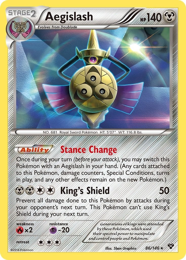 Image for Aegislash (86) (XY Base Set) (86/146) - Pokemon