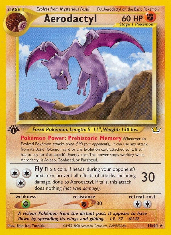Image for Aerodactyl (Neo Revelation) (15/64) - Pokemon
