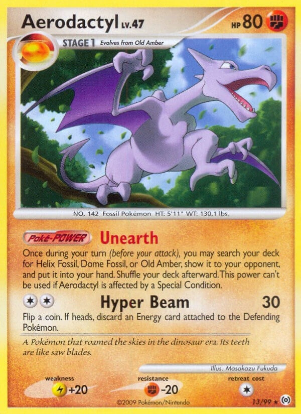 Image for Aerodactyl (Arceus) (13/99) - Pokemon