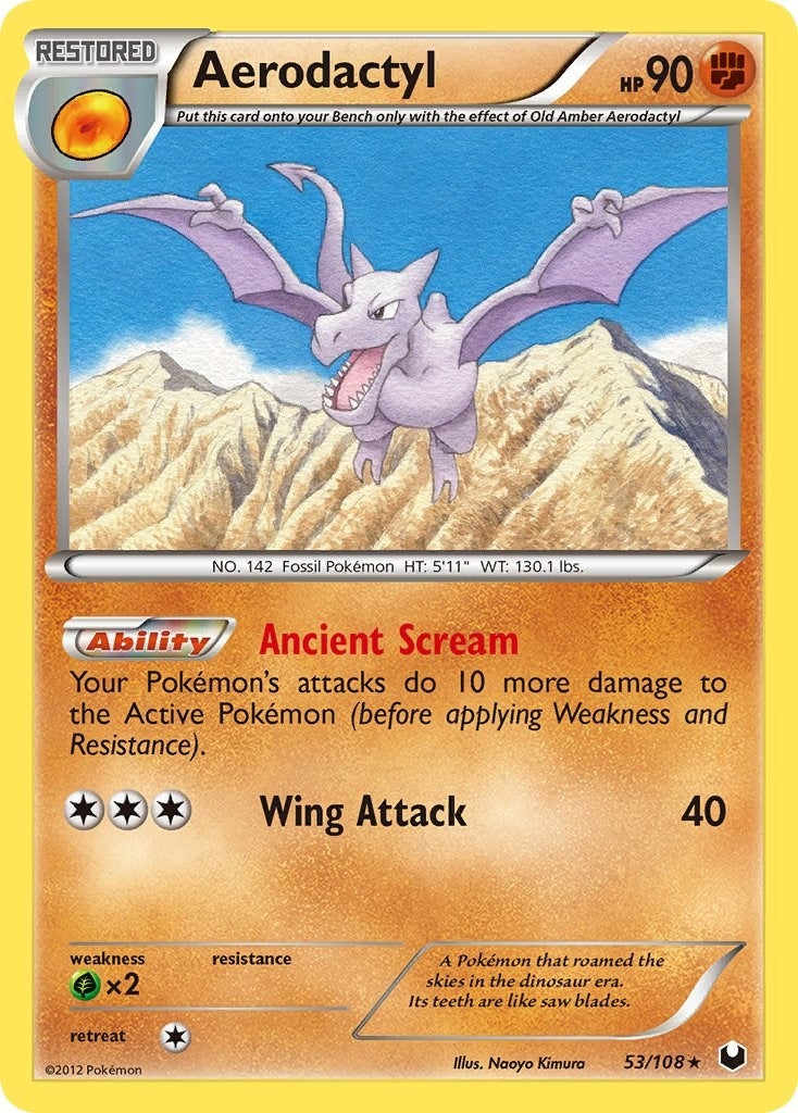 Image for Aerodactyl (Dark Explorers) (53/108) - Pokemon
