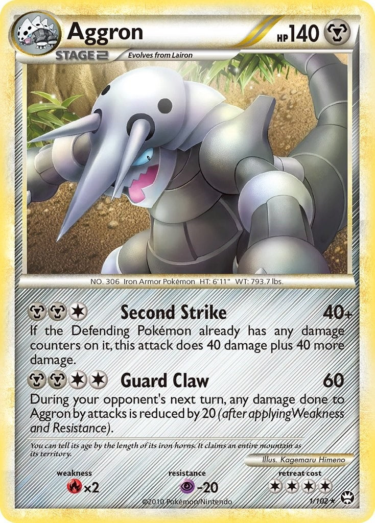 Image for Aggron (Triumphant) (1/102) - Pokemon