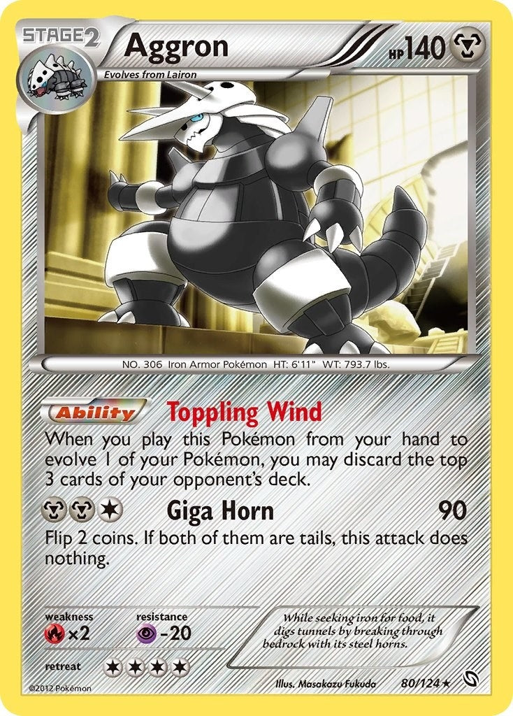 Image for Aggron (Dragons Exalted) (80/124) - Pokemon