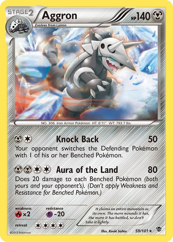 Image for Aggron (Plasma Blast) (59/101) - Pokemon