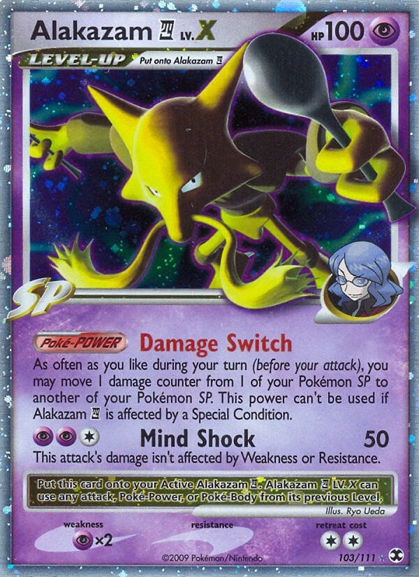 Image for Alakazam E4 Lv.X (Rising Rivals) (103/111) - Pokemon