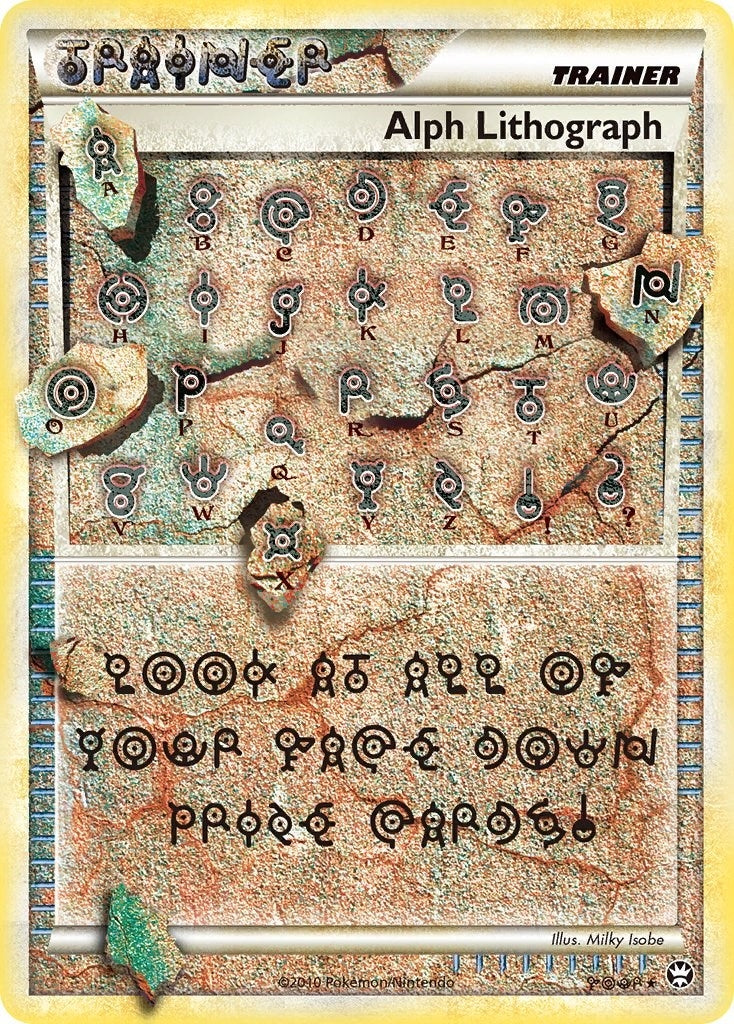 Image for Alph Lithograph (Triumphant) (FOUR) - Pokemon