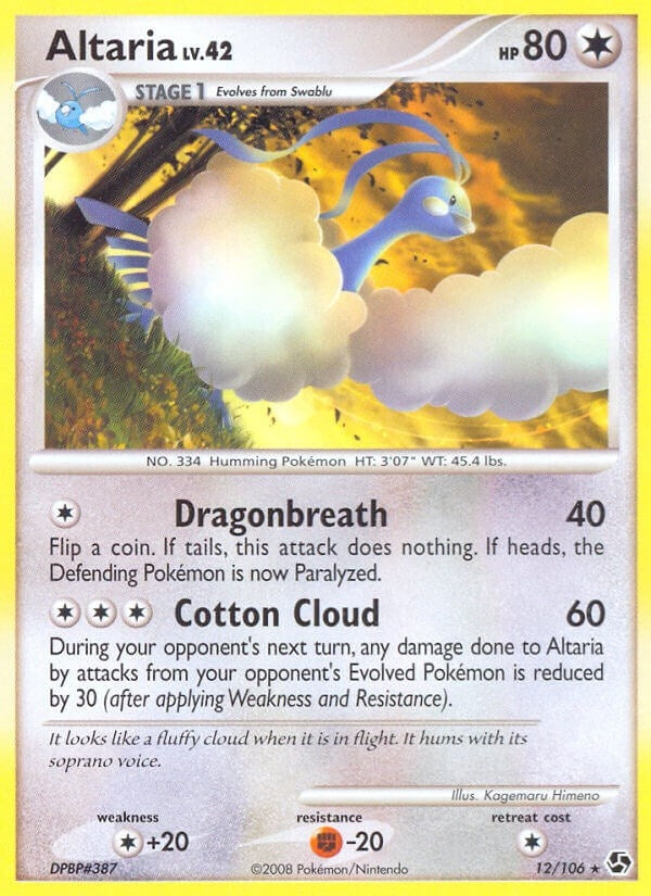Image for Altaria (Great Encounters) (12/106) - Pokemon