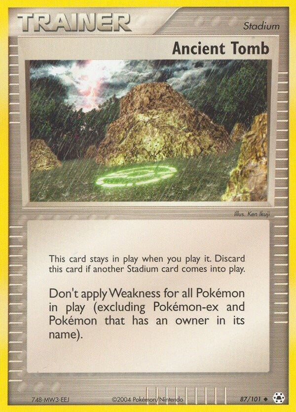 Image for Ancient Tomb (Hidden Legends) (87/101) - Pokemon