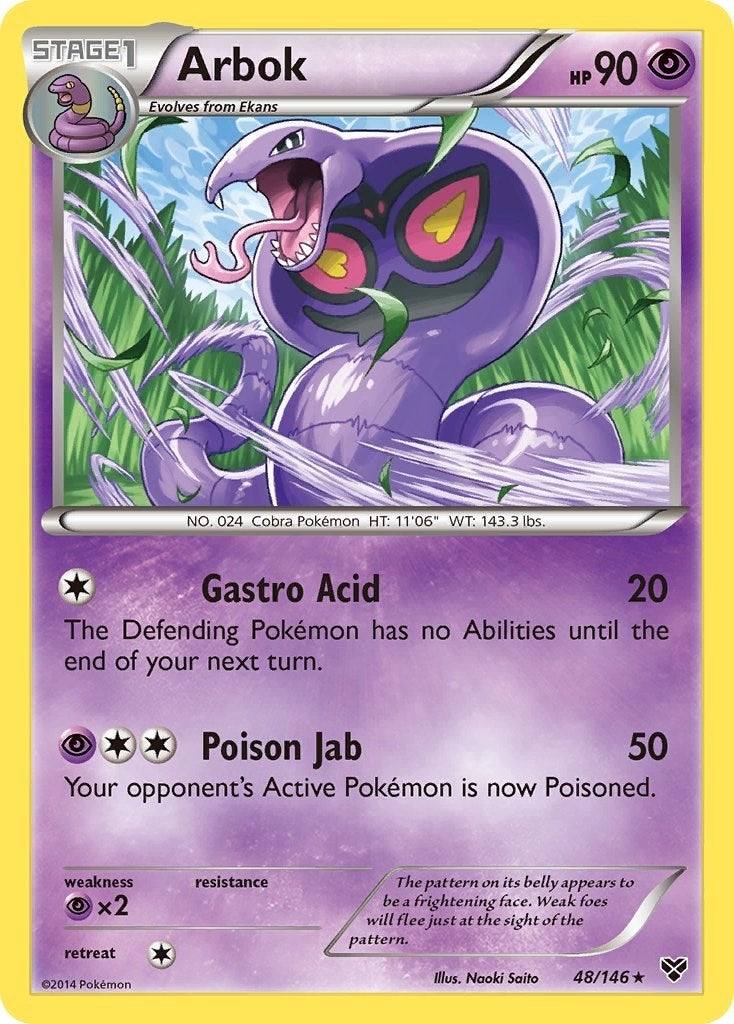 Image for Arbok (XY Base Set) (48/146) - Pokemon