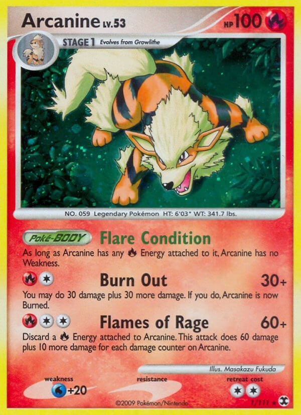 Image for Arcanine (Rising Rivals) (1/111) - Pokemon