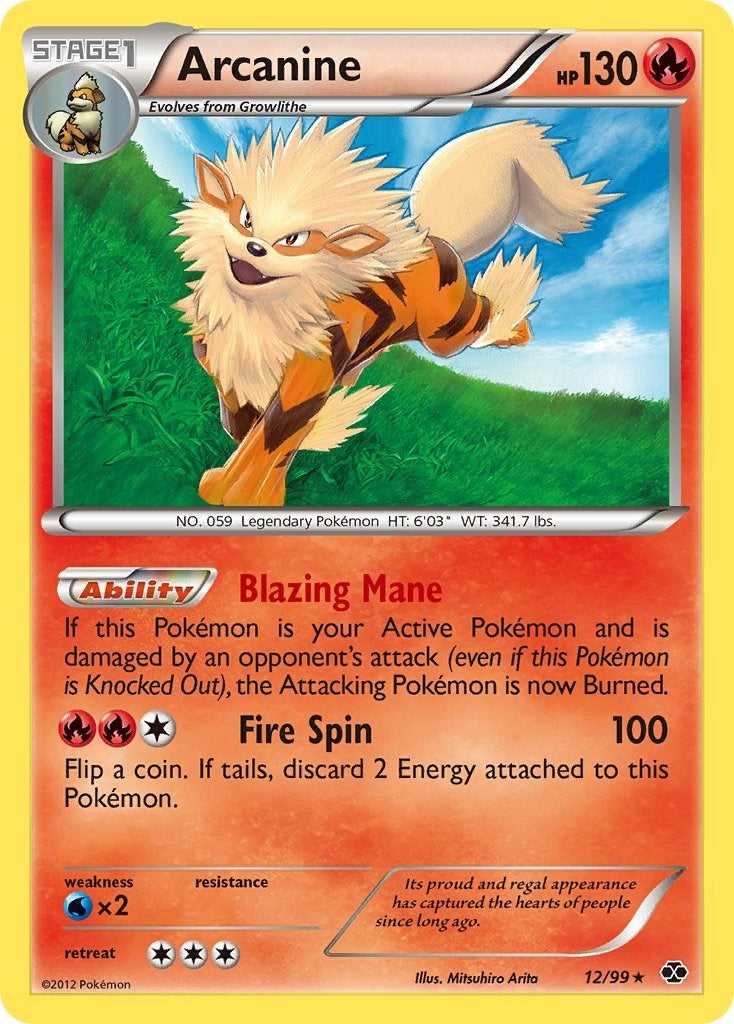 Image for Arcanine (12) (Next Destinies) (12/99) - Pokemon