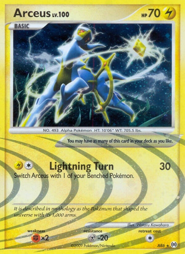 Image for Arceus (AR6) (Arceus) (AR6) - Pokemon