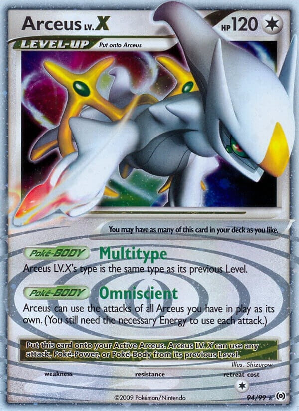 Image for Arceus Lv.X (94) (Arceus) (94/99) - Pokemon