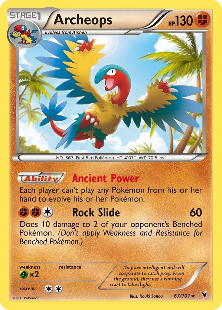 Image for Archeops (Noble Victories) (67/101) - Pokemon