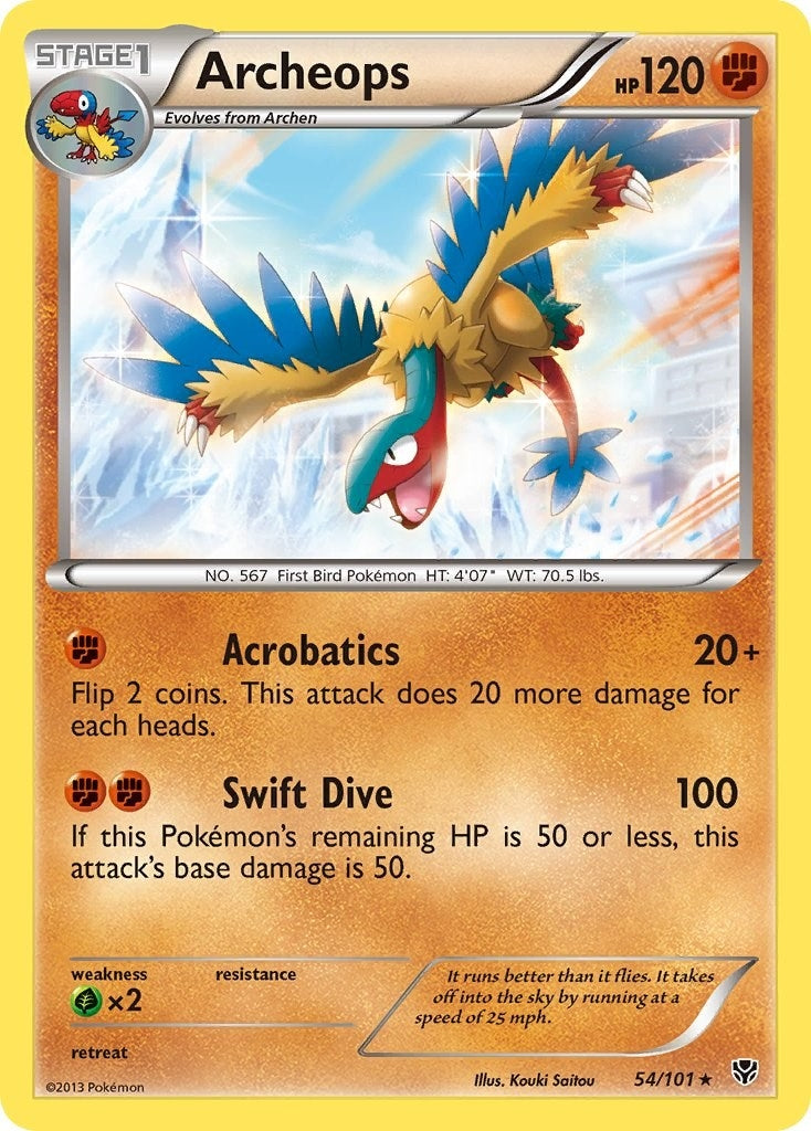 Image for Archeops (Plasma Blast) (54/101) - Pokemon