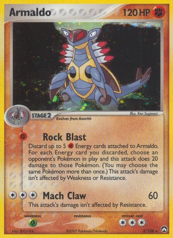 Image for Armaldo (Power Keepers) (3/108) - Pokemon