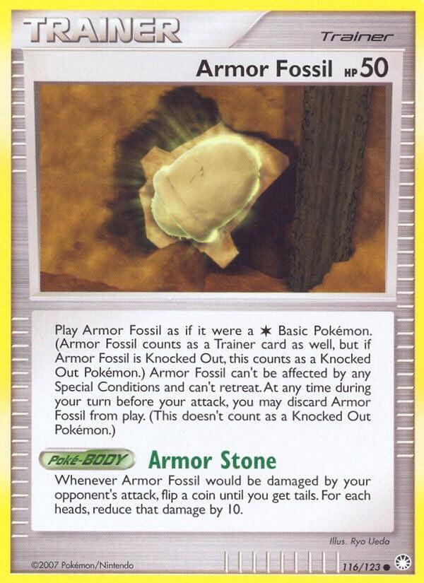 Image for Armor Fossil (Mysterious Treasures) (116/123) - Pokemon