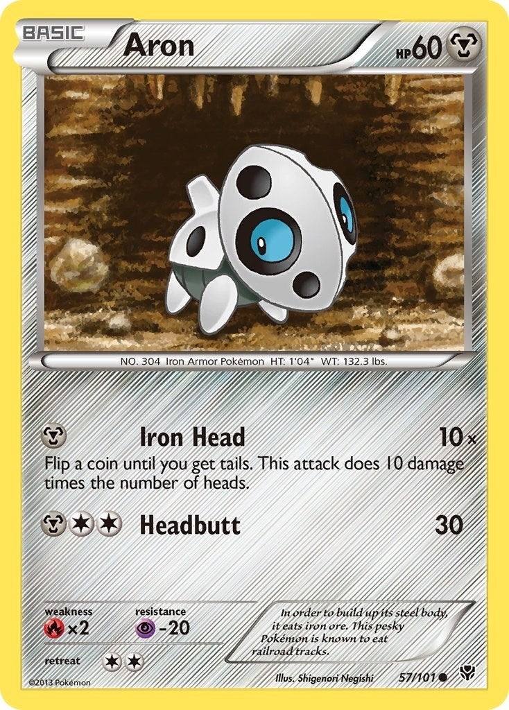 Image for Aron (Plasma Blast) (57/101) - Pokemon