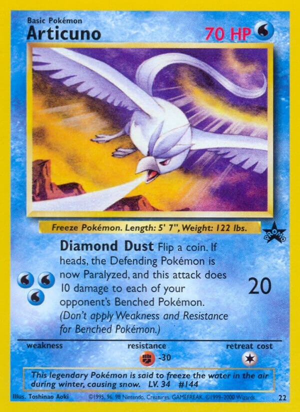 Image for Articuno (22) (WoTC Promo) (22/53) - Pokemon