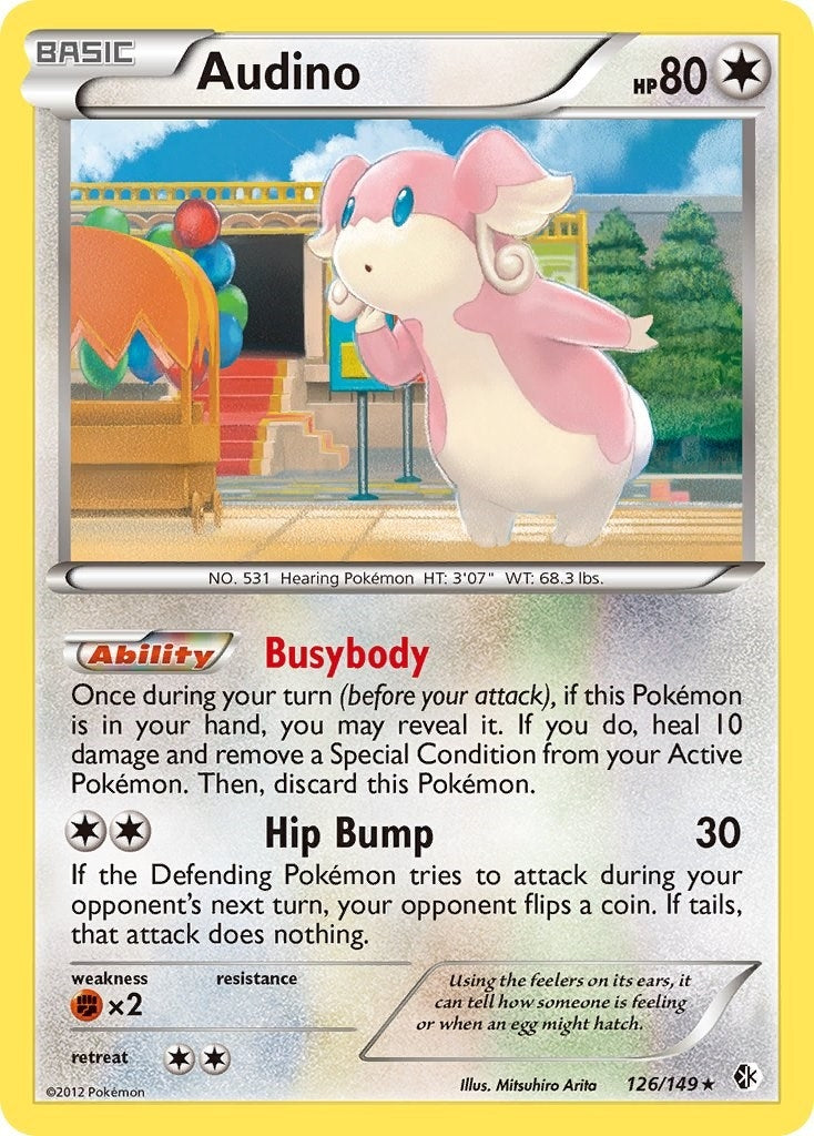 Image for Audino (Boundaries Crossed) (126/149) - Pokemon