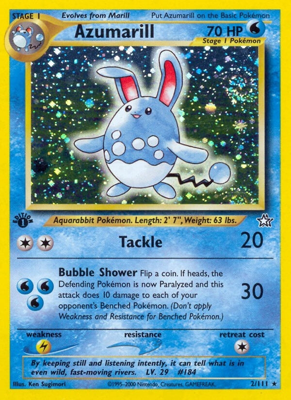 Image for Azumarill (Neo Genesis) (002/111) - Pokemon