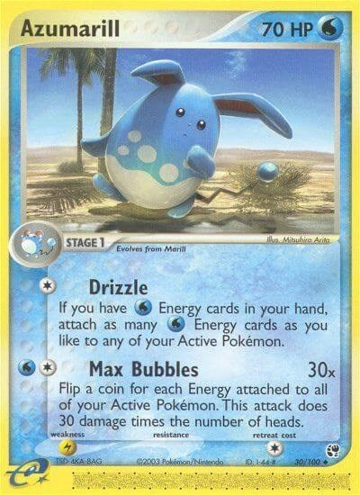 Image for Azumarill (Sandstorm) (30/100) - Pokemon