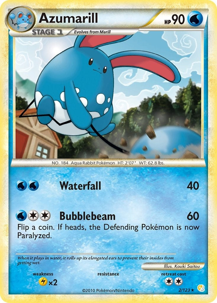 Image for Azumarill (HeartGold SoulSilver) (2/123) - Pokemon
