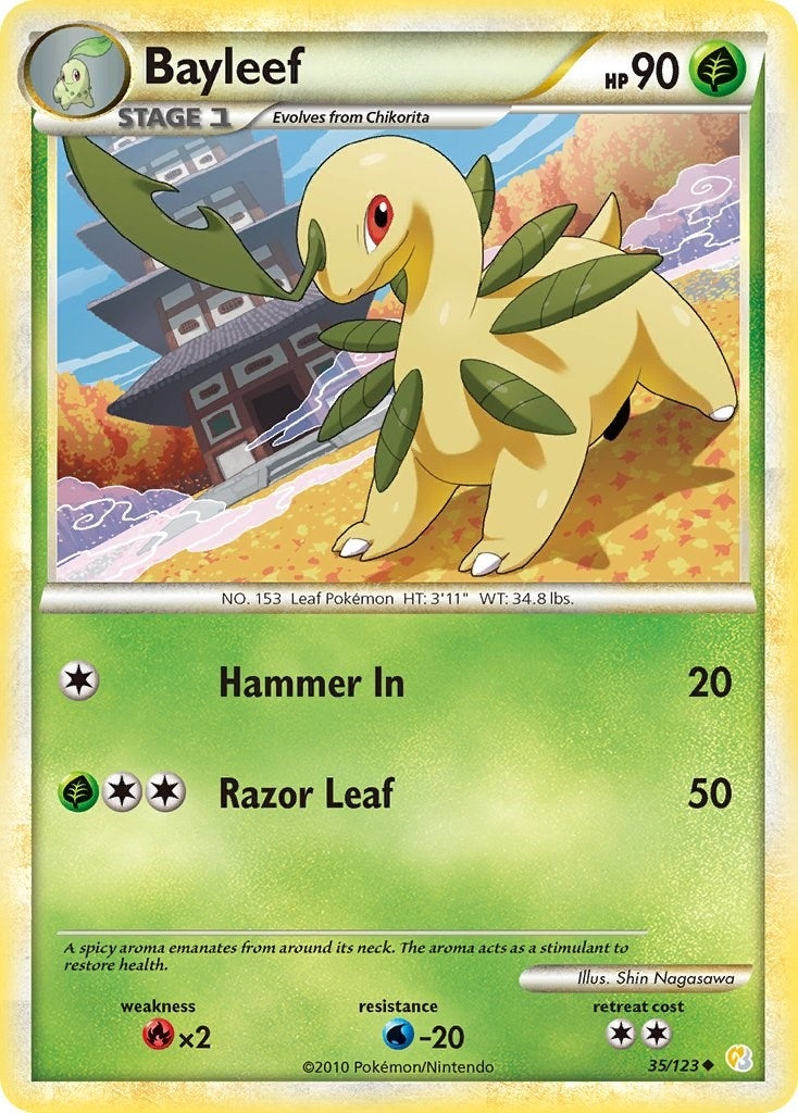 Image for Bayleef (HeartGold SoulSilver) (35/123) - Pokemon