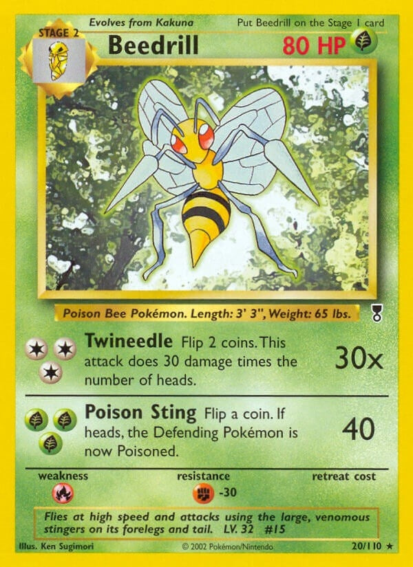 Image for Beedrill (Legendary Collection) (020/110) - Pokemon