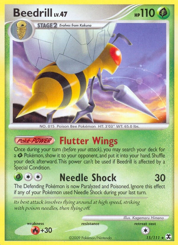 Image for Beedrill (Rising Rivals) (15/111) - Pokemon