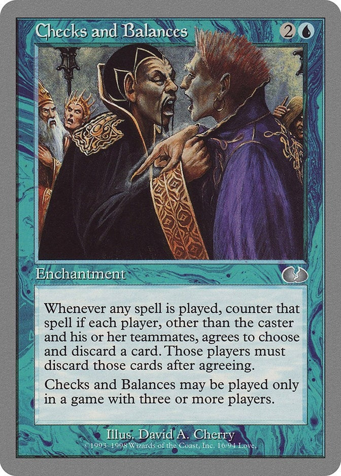 Image for Checks and Balances (Unglued) (16) - Magic: The Gathering