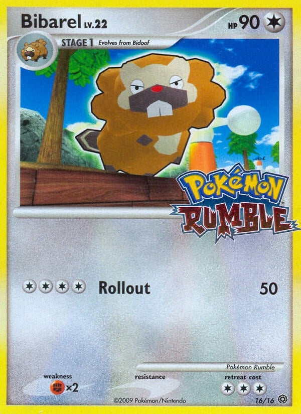 Image for Bibarel (Rumble) (16) - Pokemon