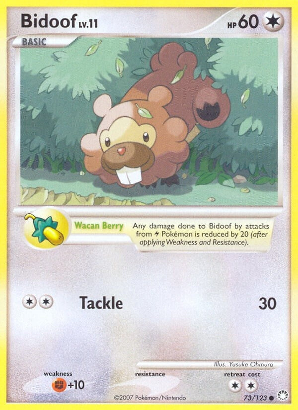 Image for Bidoof (Mysterious Treasures) (73/123) - Pokemon