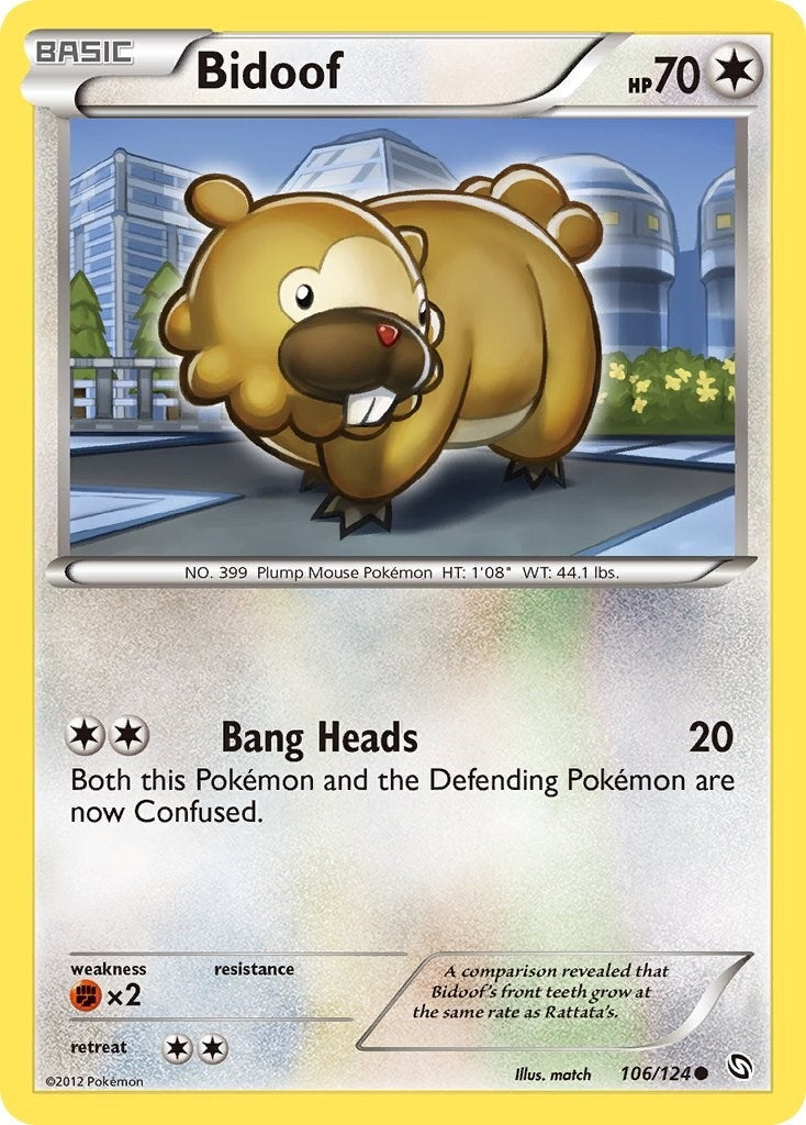 Image for Bidoof (Dragons Exalted) (106/124) - Pokemon