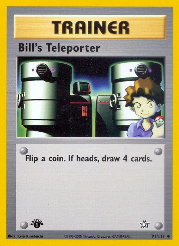 Image for Bill's Teleporter (Neo Genesis) (091/111) - Pokemon