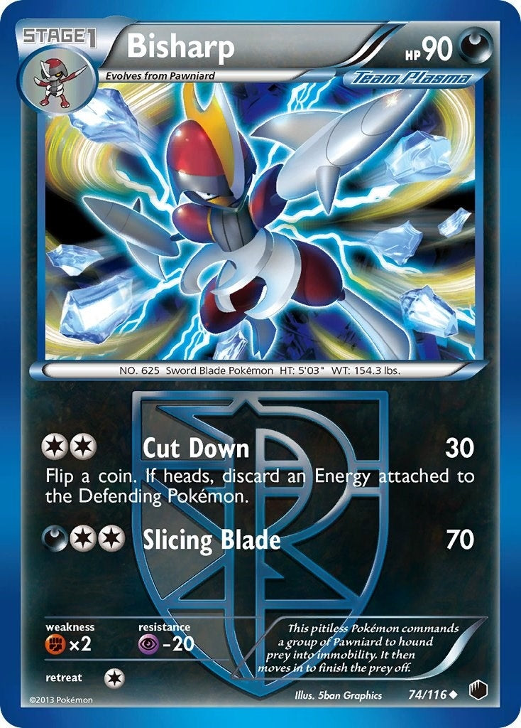 Image for Bisharp (Team Plasma) (74) (Plasma Freeze) (74/116) - Pokemon