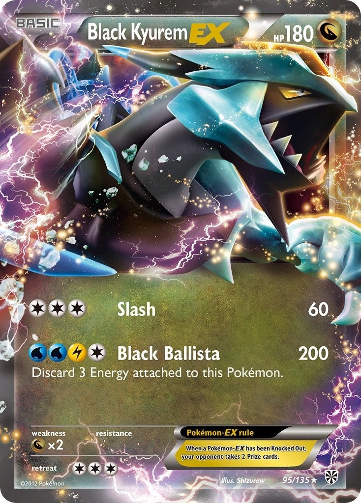 Image for Black Kyurem EX (Plasma Storm) (95/135) - Pokemon