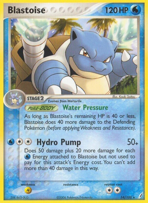 Image for Blastoise (Crystal Guardians) (14/100) - Pokemon