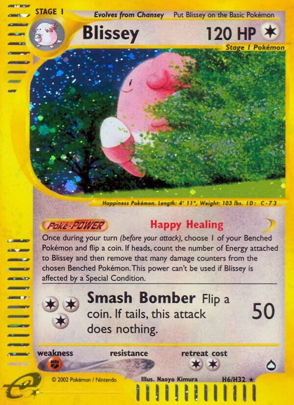 Image for Blissey (H6) (Aquapolis) (H06/H32) - Pokemon