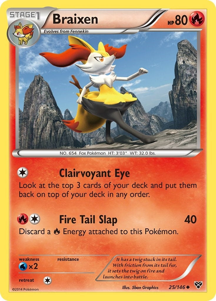 Image for Braixen (XY Base Set) (25/146) - Pokemon