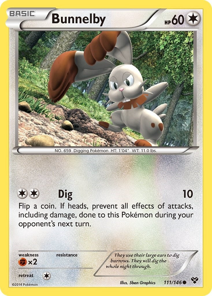Image for Bunnelby (XY Base Set) (111/146) - Pokemon
