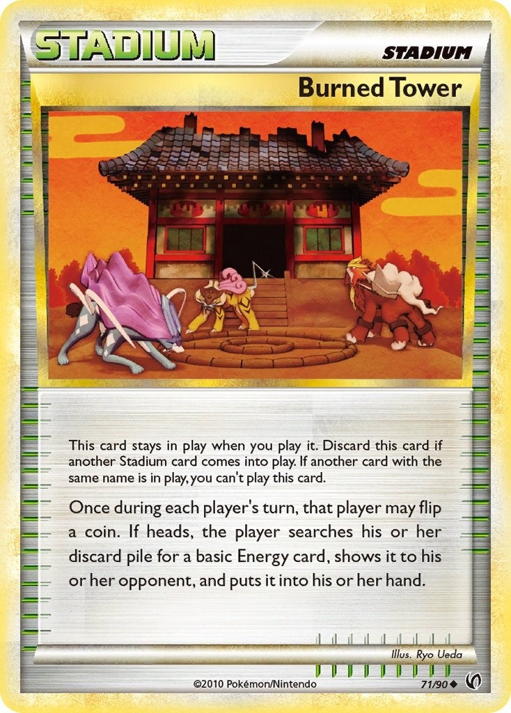 Image for Burned Tower (Undaunted) (71/90) - Pokemon