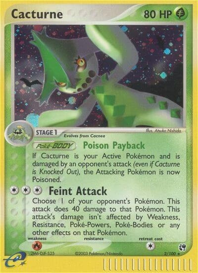 Image for Cacturne (Sandstorm) (2/100) - Pokemon