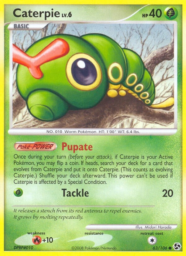 Image for Caterpie (Great Encounters) (63/106) - Pokemon